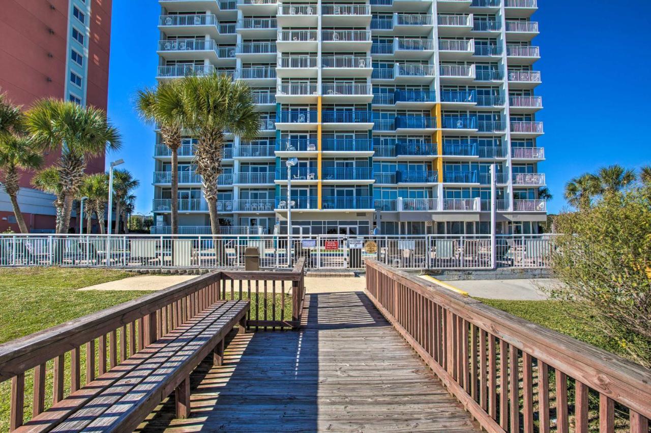 Oceanfront Condo With Huge Balcony Walk To Skywheel Myrtle Beach Buitenkant foto