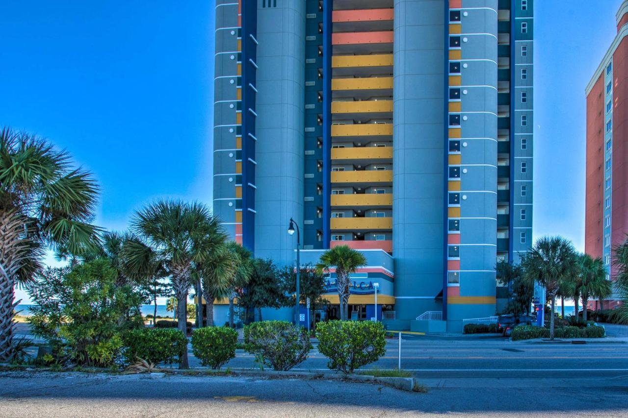 Oceanfront Condo With Huge Balcony Walk To Skywheel Myrtle Beach Buitenkant foto