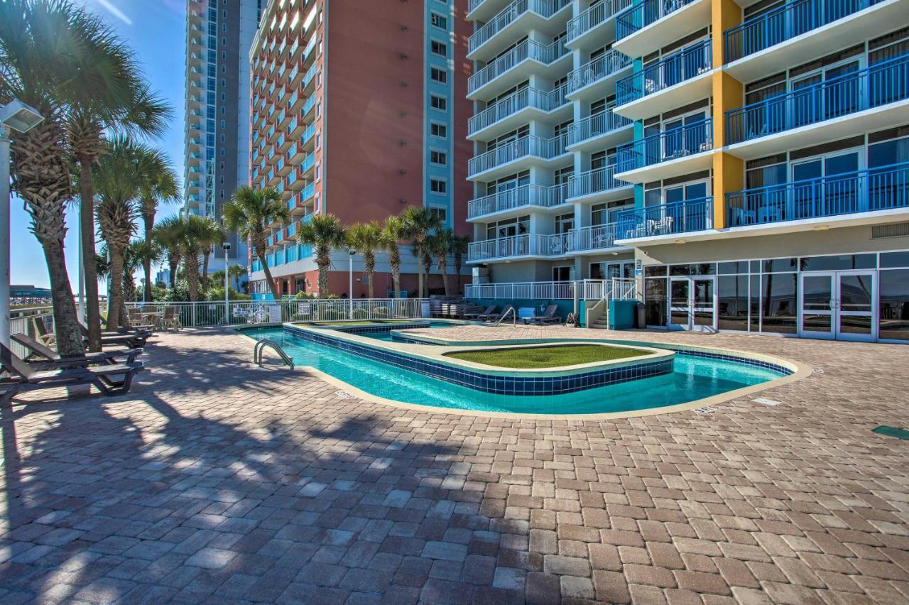 Oceanfront Condo With Huge Balcony Walk To Skywheel Myrtle Beach Buitenkant foto