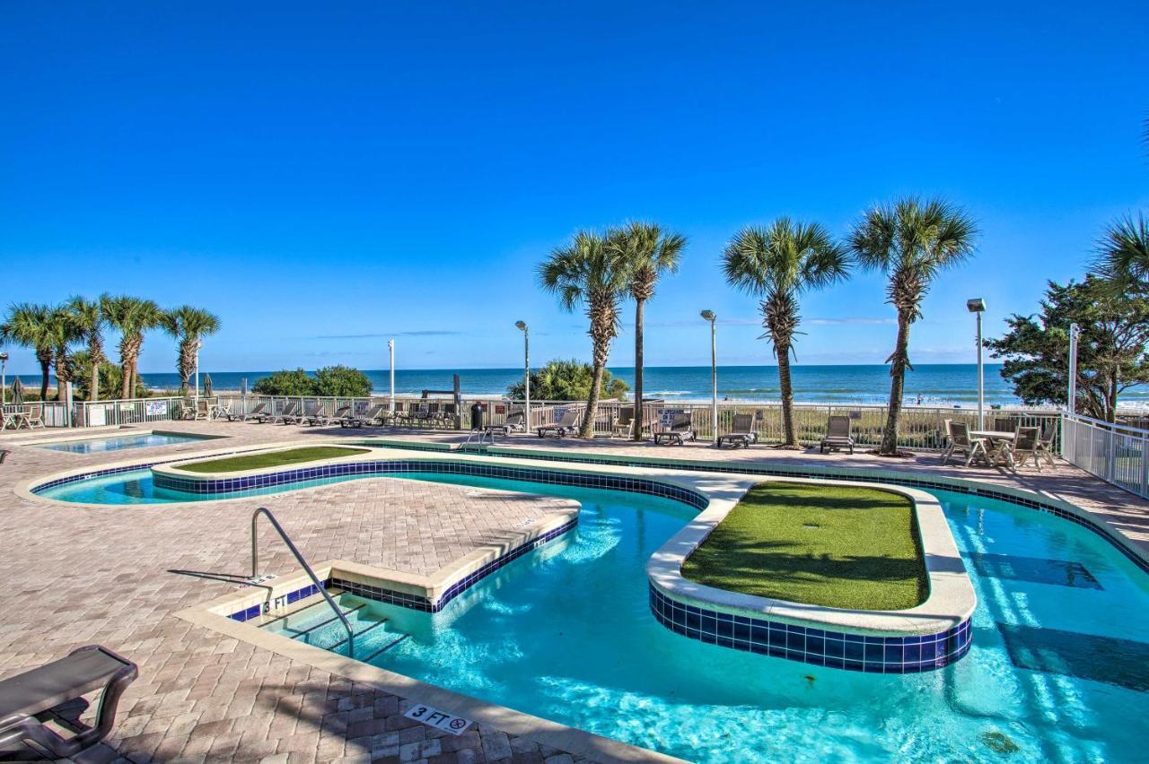 Oceanfront Condo With Huge Balcony Walk To Skywheel Myrtle Beach Buitenkant foto