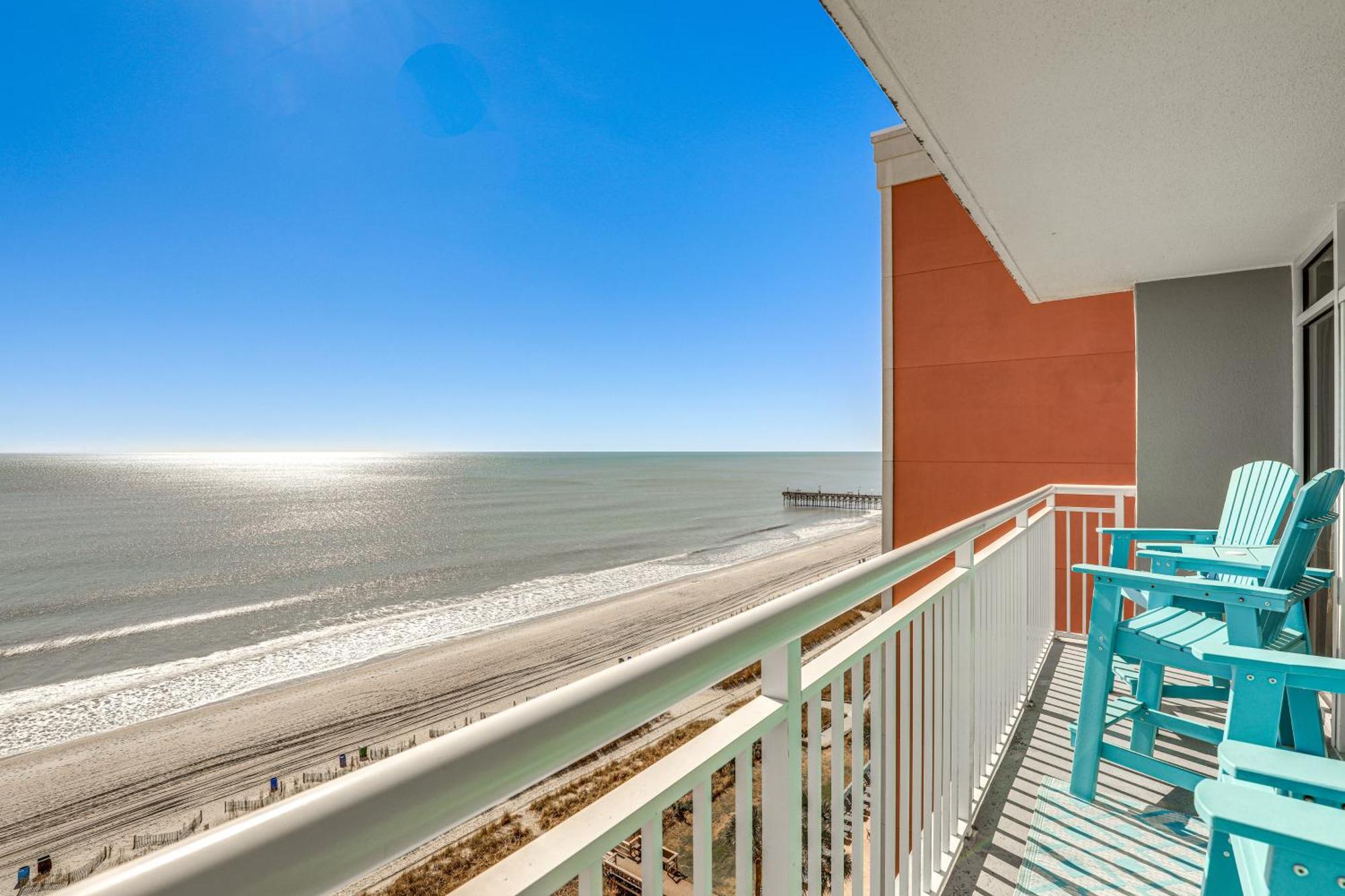 Oceanfront Condo With Huge Balcony Walk To Skywheel Myrtle Beach Buitenkant foto